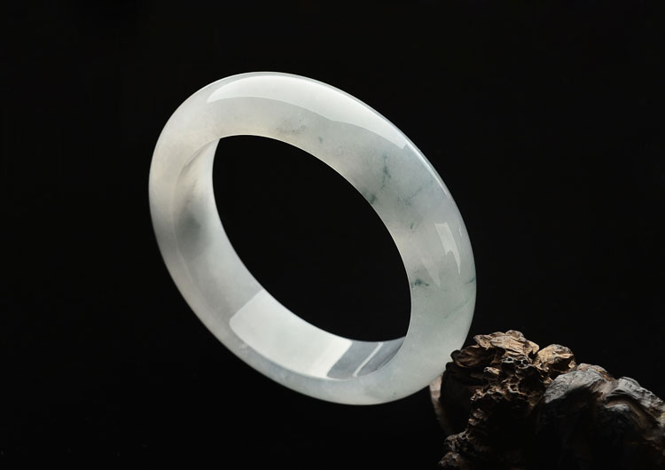 冰种飘花手镯(58.1mm)