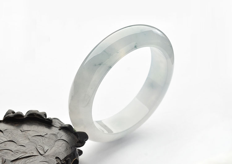冰种飘花手镯(58.1mm)