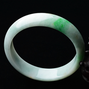糯冰种飘翠手镯（59.4mm）