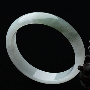 糯冰种飘花手镯（58.4mm）