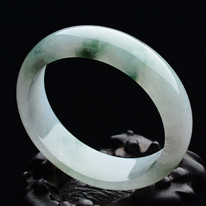 糯冰种飘花手镯（58.2mm）