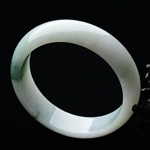 糯冰种飘花手镯（59.2mm）