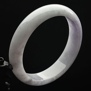 糯冰种紫罗兰手镯(56.9mm)