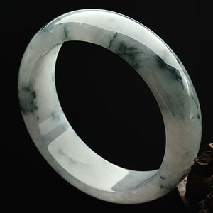 糯冰种飘花手镯(57.8mm)
