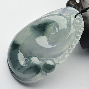 (超值推荐)糯冰种飘花如意挂件