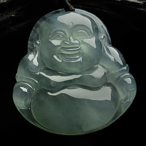 冰种晴水玉佛挂件