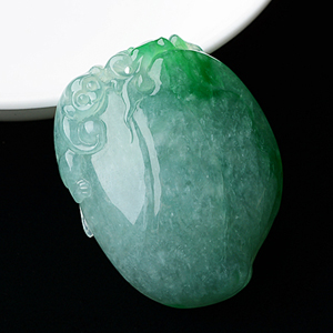 (超值推荐)冰种晴水飘翠灵猴献寿挂件