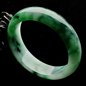 糯冰种飘翠手镯(59.8mm)