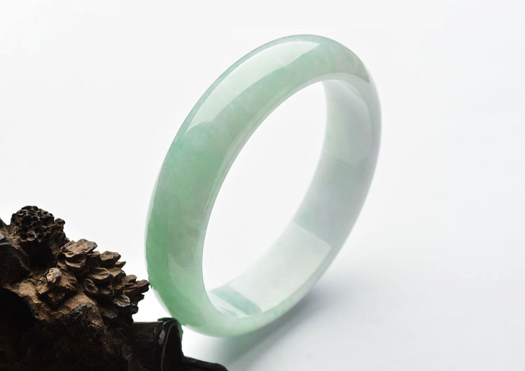 糯冰种豆色手镯(63.2mm)