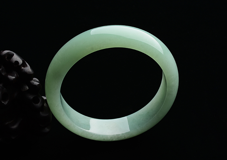 糯冰种晴水手镯（58.3mm）