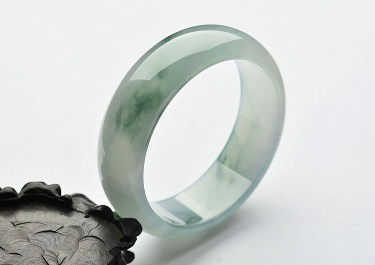 冰种飘花手镯(54.8mm)
