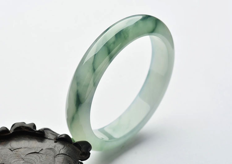冰种飘花手镯(57.4mm)