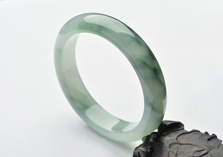 冰种飘花手镯(57.4mm)