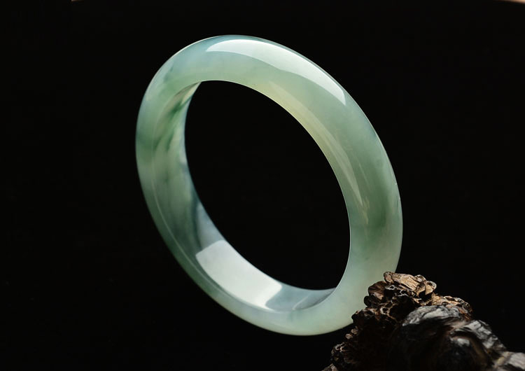 冰种飘花手镯(57.4mm)
