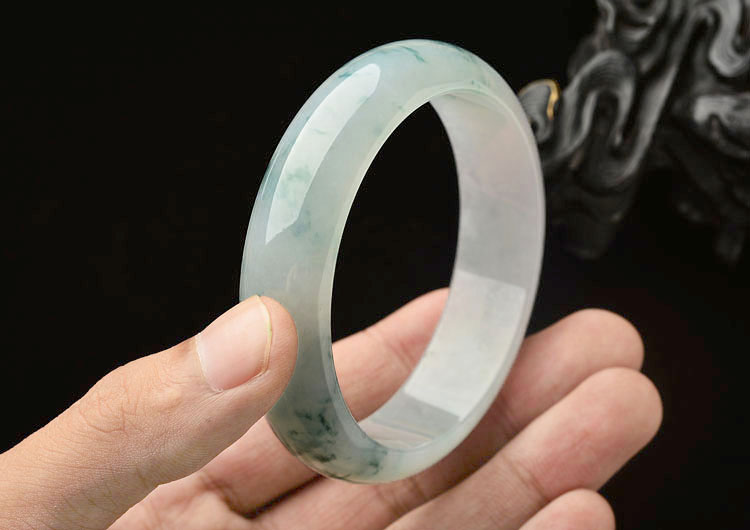 冰种飘花手镯(59.4mm)