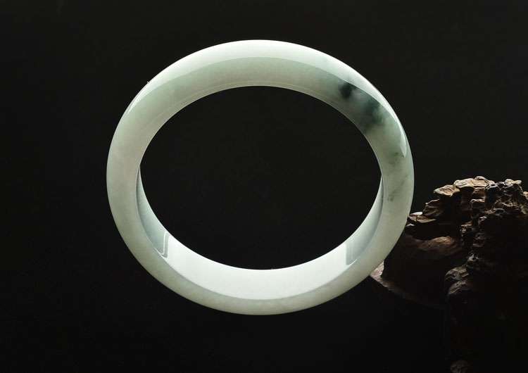 糯冰种晴水飘花手镯(57.7mm)