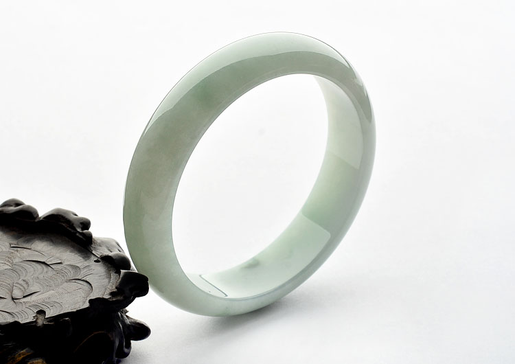 糯冰种晴水飘花手镯(57.7mm)