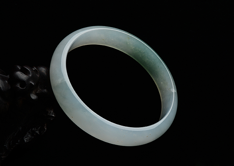 冰种晴水飘花手镯（56.5mm）