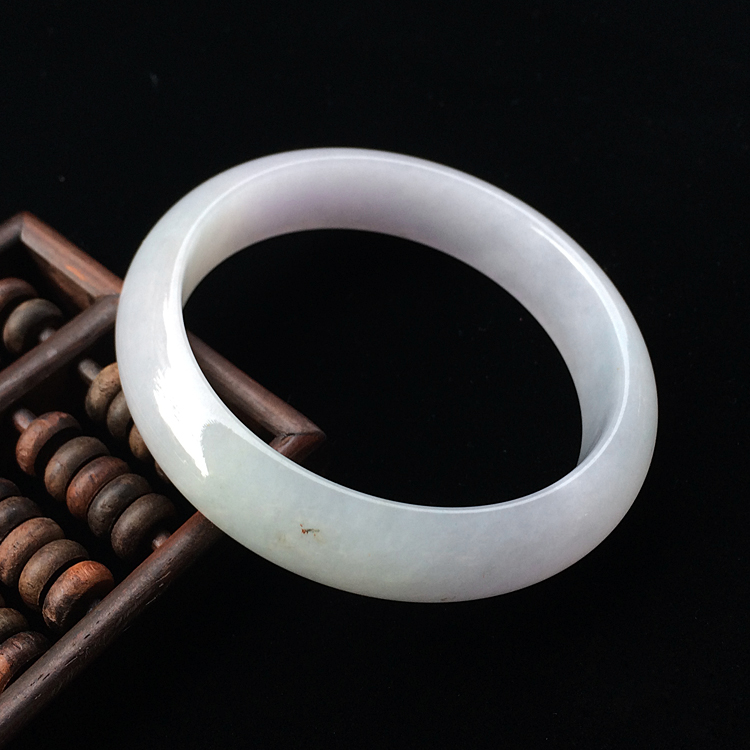 （超值推荐）糯冰种淡紫罗兰手镯（57.6mm）