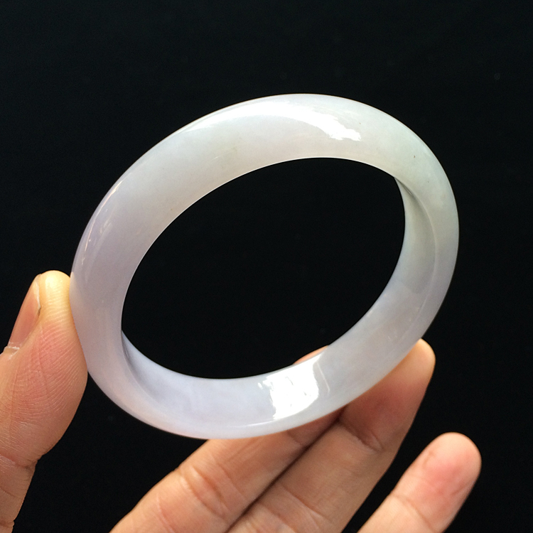 （超值推荐）糯冰种淡紫罗兰手镯（57.6mm）