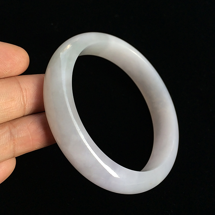 （超值推荐）糯冰种淡紫罗兰手镯（59.5mm）