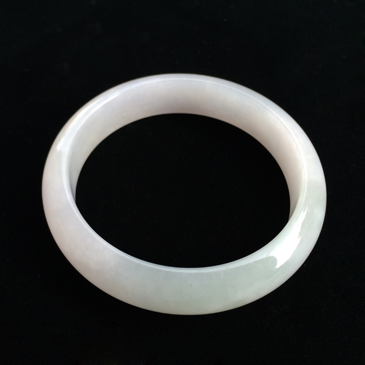 （超值推荐）糯冰种淡紫罗兰手镯（59.5mm）