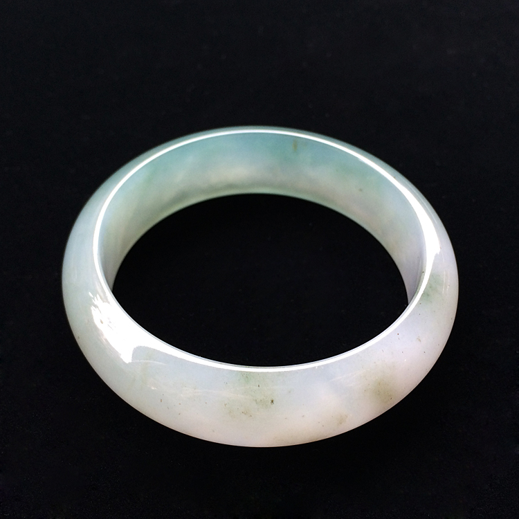 (超值推荐)冰种晴水飘花手镯（56.8mm）