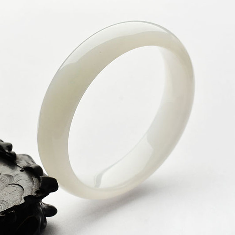 糯冰种白色手镯（57.7mm）