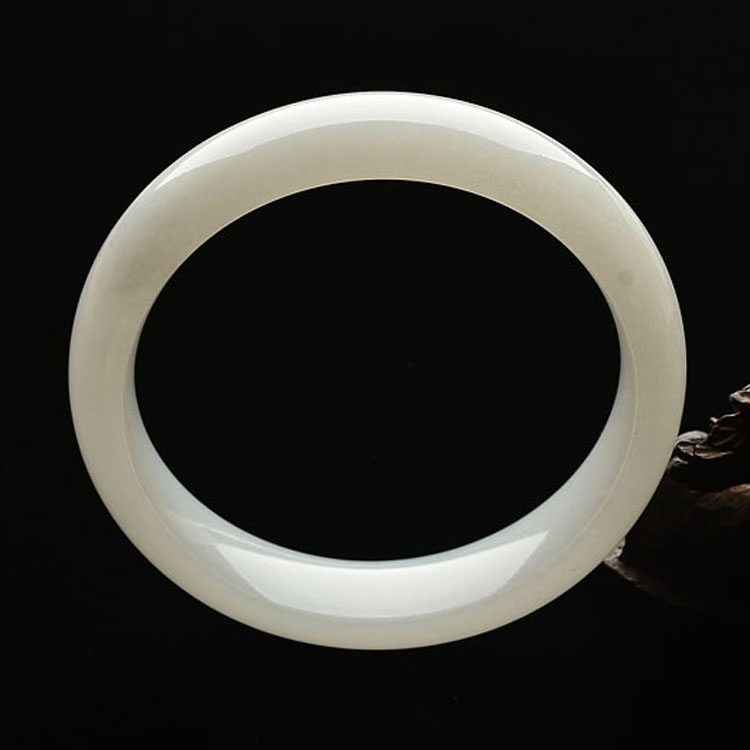 糯冰种白色手镯（57.7mm）