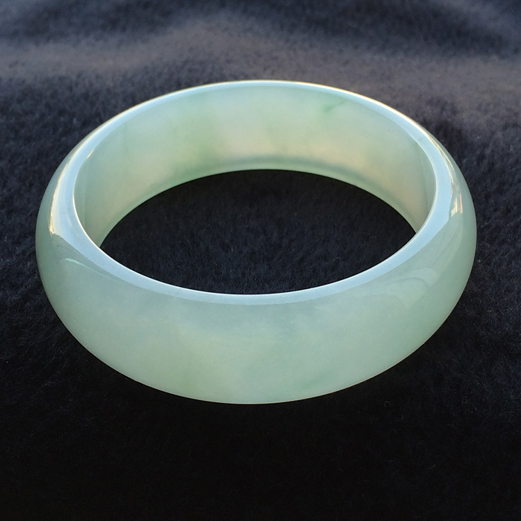 冰种晴水略飘花手镯（56.6mm）