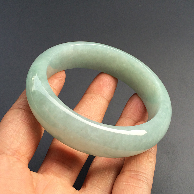 （超值推荐）糯冰种豆色手镯（58.2mm）