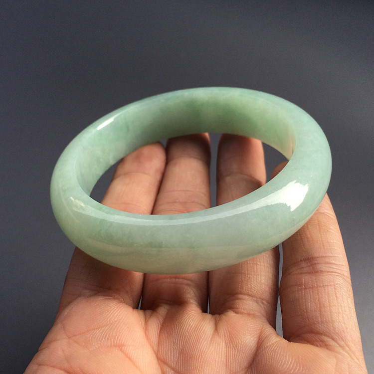 （超值推荐）糯冰种豆色手镯（57.2mm）