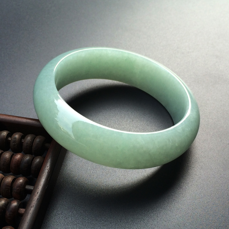 （超值推荐）糯冰种豆色手镯（58.2mm）