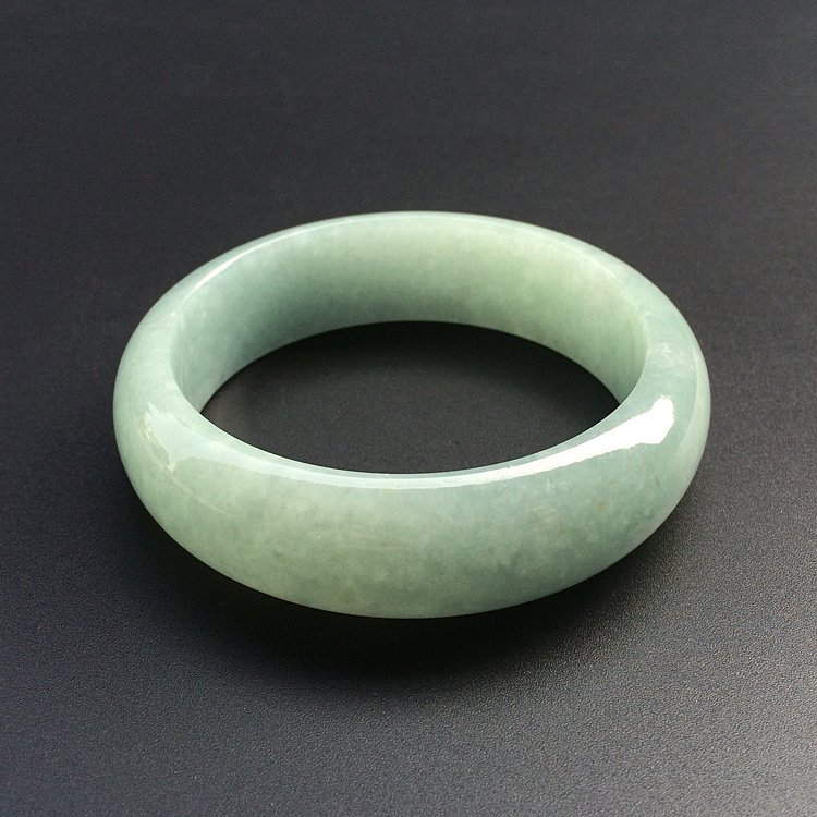 （超值推荐）糯冰种豆色手镯（59mm）