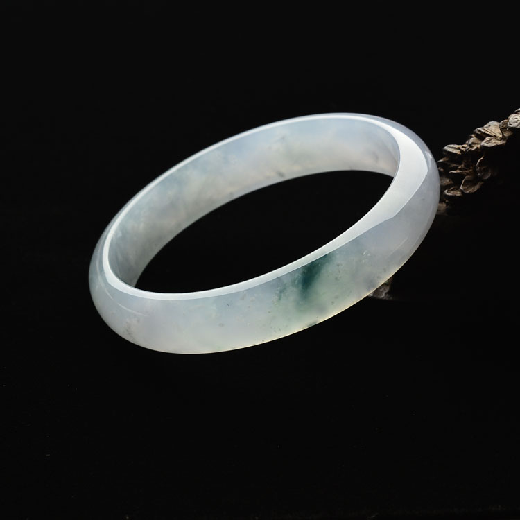 (超值推荐)冰种飘花手镯（57.5mm）