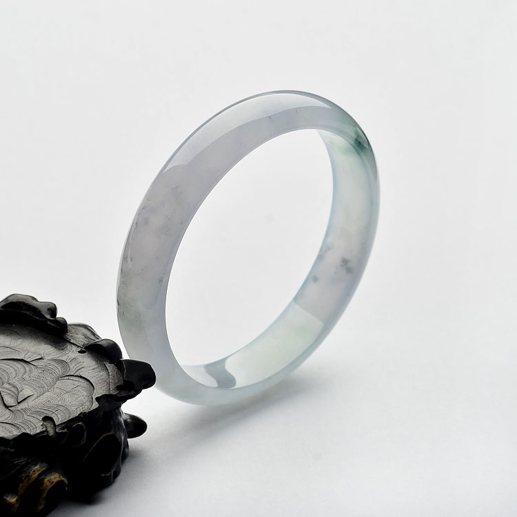 (超值推荐)冰种飘花手镯（57.5mm）