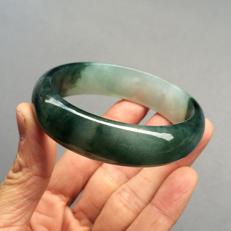 冰种飘花手镯（58.4mm）
