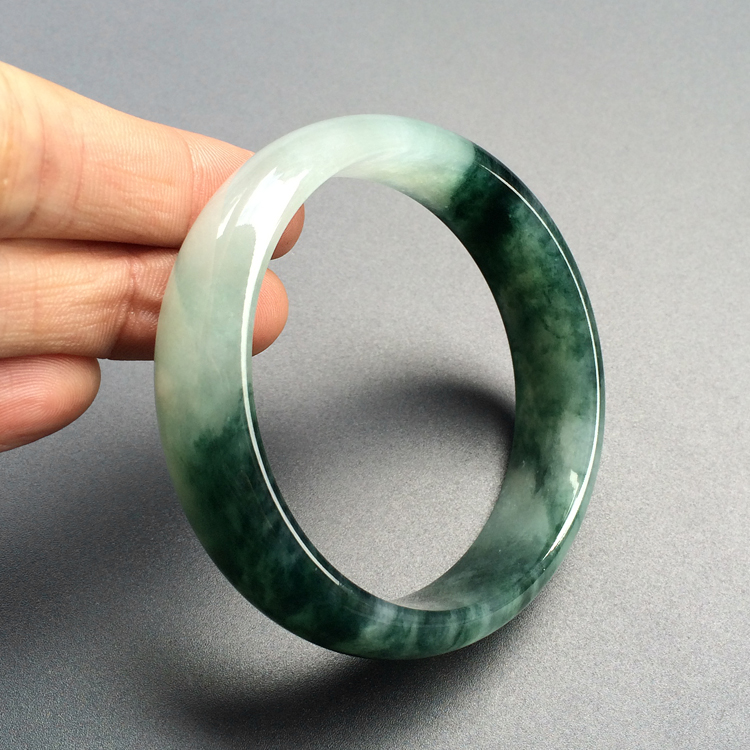 冰种飘花手镯（58.4mm）