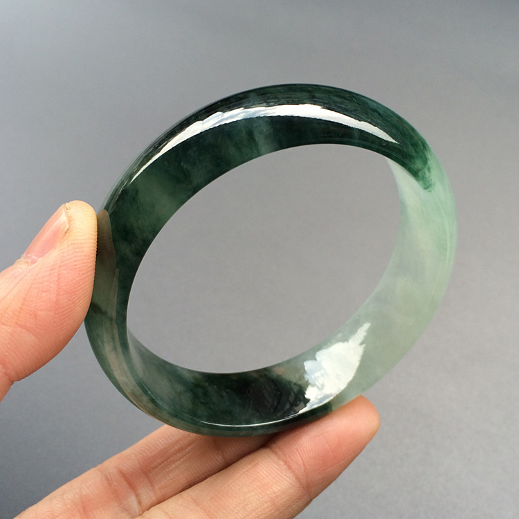 冰种飘花手镯（58.4mm）