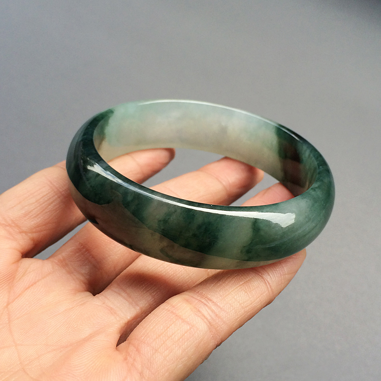 冰种飘花手镯（58.4mm）