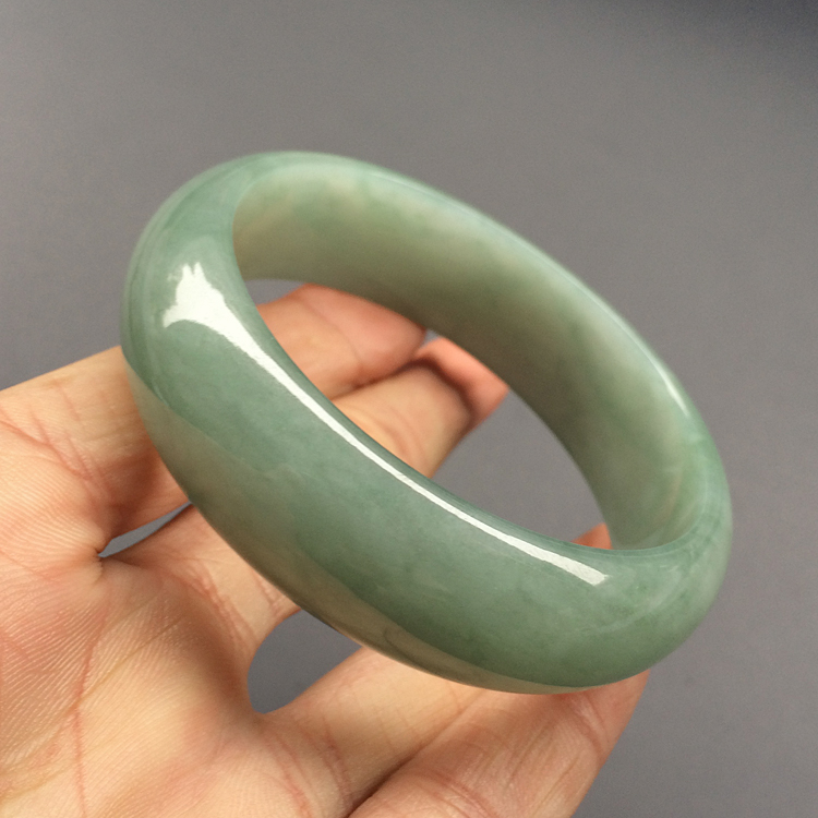 糯冰种晴水手镯（58.5mm）