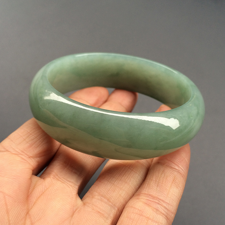 糯冰种晴水手镯（58.5mm）