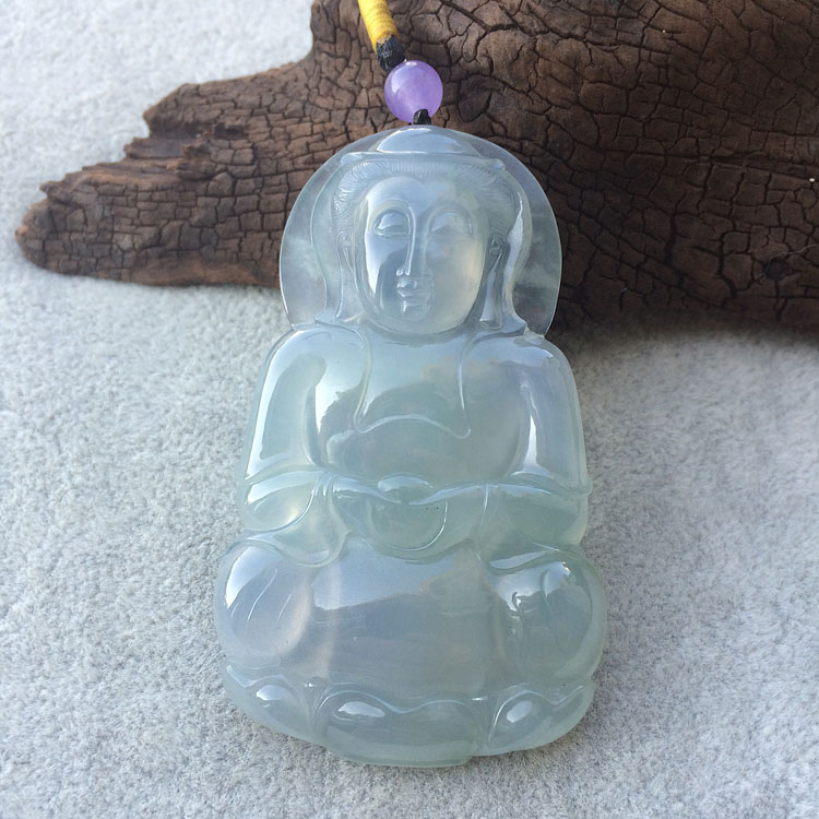 (超值推荐)冰种晴水观音挂件