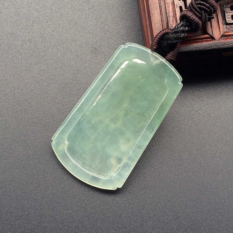 (超值推荐)冰种晴水心莲花开挂件