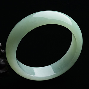 糯冰种晴水手镯（58.7mm）