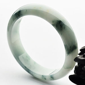 糯冰种飘花手镯(57.5mm)
