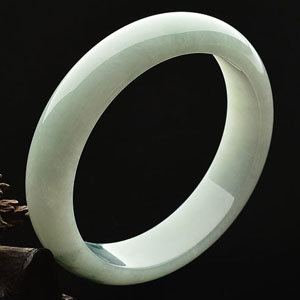 糯冰种晴水飘花手镯(57.7mm)