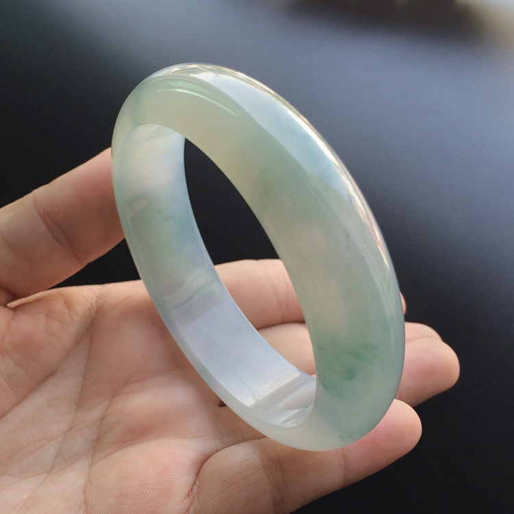 冰种飘花手镯（59.2mm）