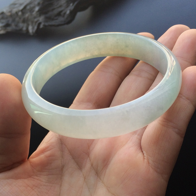 糯冰种晴水手镯（59.4mm）