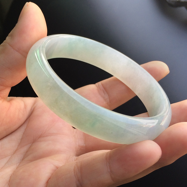 糯冰种晴水手镯（59.4mm）